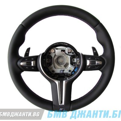 Спортен кожен волан M Sports с лостове за превключване за BMW M2 M3 M4