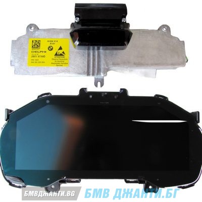 Табло уреди километраж LED 12.3" BMW Live Cockpit 6U3A и камера