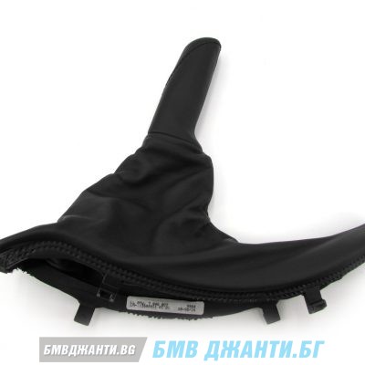 BMW Handbrake Leather lever cover SCHWARZ