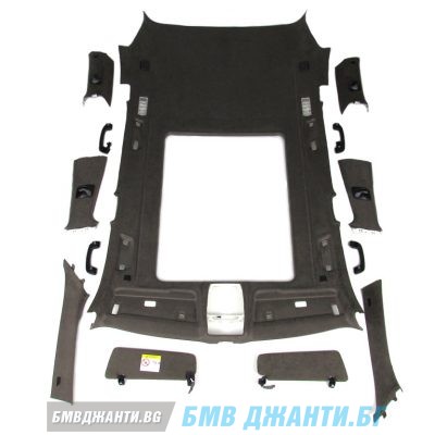 Облицовка на таван Individual Alcantara Scotch Dark за BMW X5 F15 и F85 M