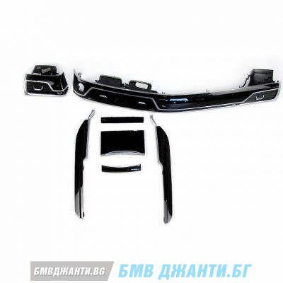 Декоративни панели арматурно табло за BMW G11 и G12 Fine wood Fineline metal effect